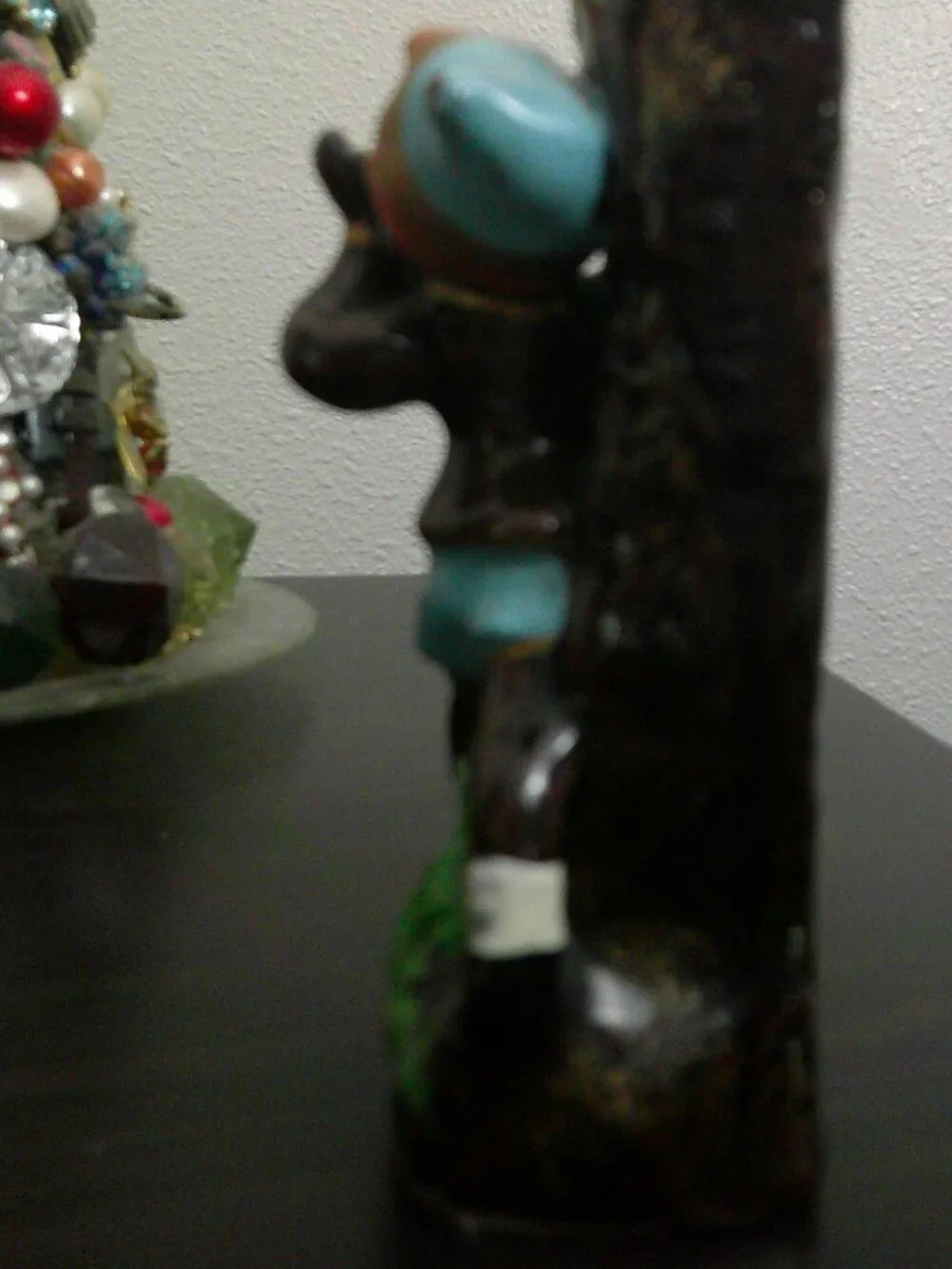 Cute Elf/Pixie Ceramic Wall Bud hanging Vase 4 1/2